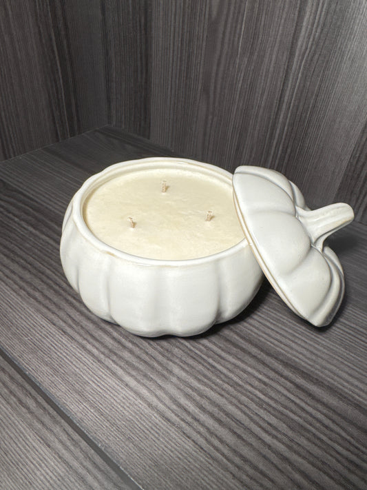 Large Ceramic Pumpkin