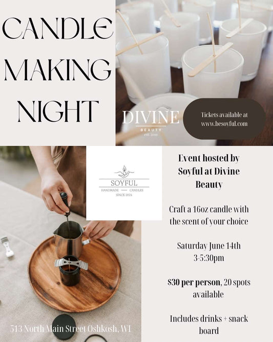 Candle Making Night June 14th